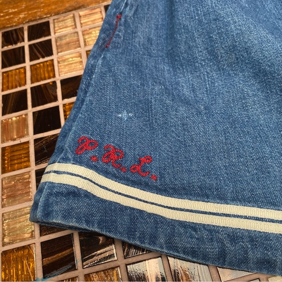 Ralph Lauren Anchor Denim Girls Dress - Picture 6 of 10